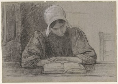 Başlıklı kız okuma by Jan Veth