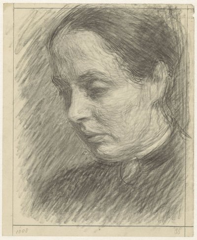 Bayan S. Dirks'in Portresi by Jan Veth