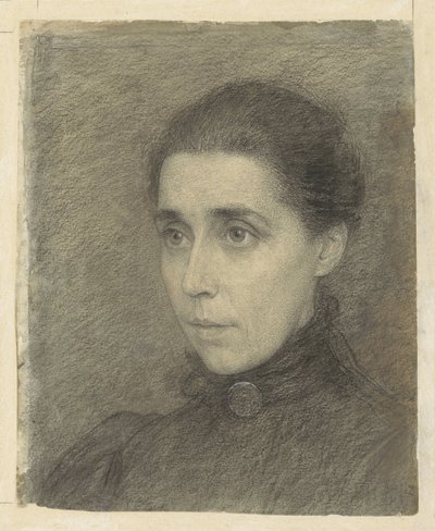 Bayan M. Bruyel-De Favauge'nin Portresi by Jan Veth