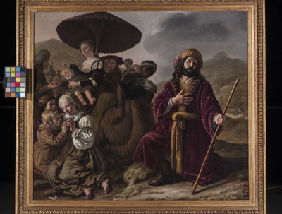 Yakup Esav'ın Bağışlanmasını Arıyor (tuval üzerine yağlıboya) by Jan Victors