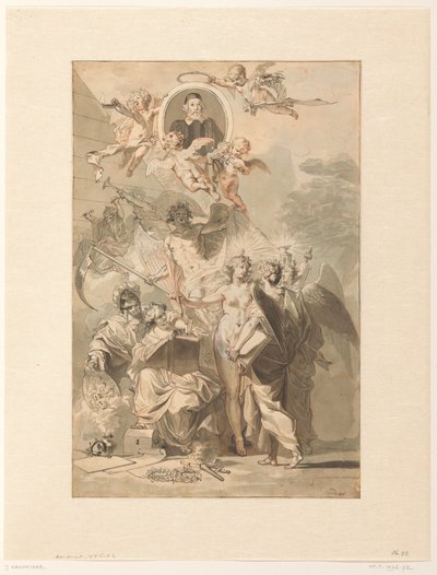 Edward Simson, Chronicon Katolikon için Ön Kapak Tasarımı by Jan Wandelaar