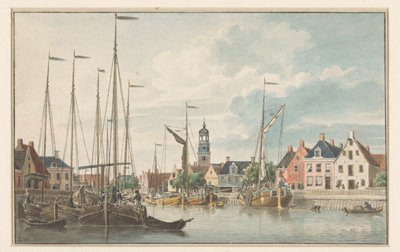 De Lemmer'de yüz by Jan Weissenbruch