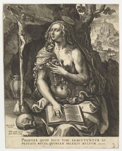 Mary Magdalen.n.d. by Jan Wierix