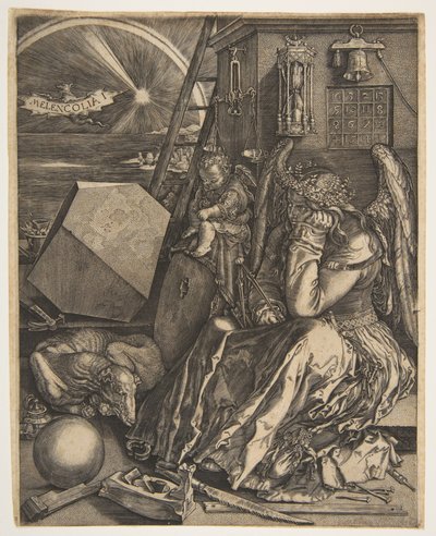 Melencolia kopyalıyorum, 1602. by Jan Wierix