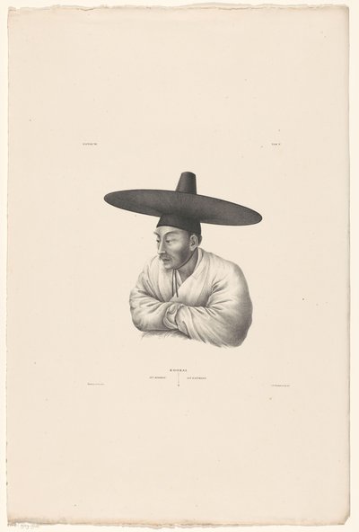 Koreli bir tüccarın portresi Koorai / Bir tüccar / Ein Kaufmann (nesne üzerindeki başlık) by Jan Willem Vlaanderen