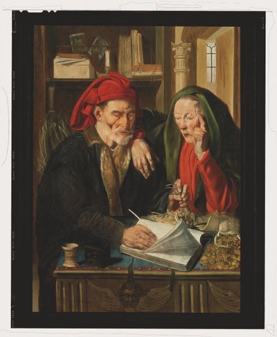Para Değiştiriciler (panelde yağ) by Jan Woutersz Stap