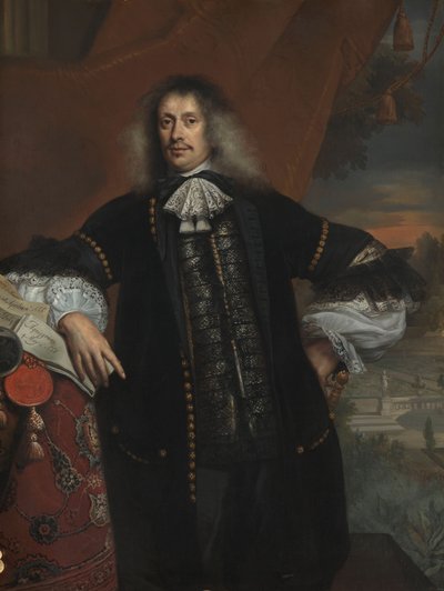 Hieronymus van Beverningk (1614-1690). Teylingen Lordu. Devlet Maaşı, 1670 by Jan de Baen