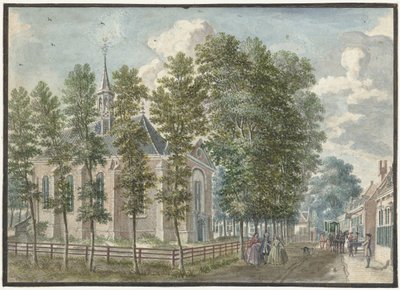 Bloemendaal kilisesinin görünümü by Jan de Beijer