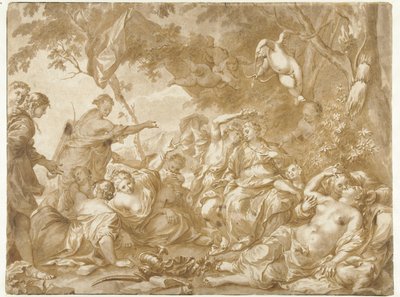 Yaban mersini içinde nergis zambağı by Jan de Bisschop