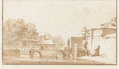 Leiden'deki Koepoort by Jan de Bisschop