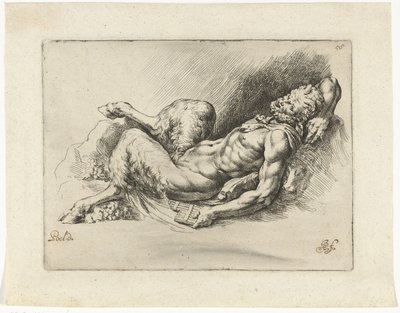 Liggende tava bir araya geldi twee druiventossen Signorum Veterum Icones II (seri başlığı) by Jan de Bisschop
