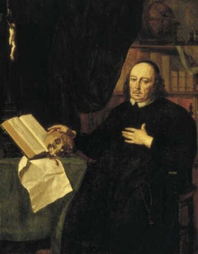 Bir papazın portresi by Jan de Bray