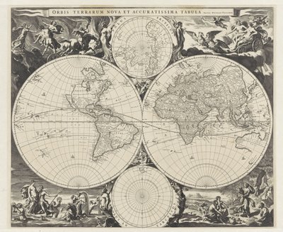 Dünya haritası by Jan de Visscher