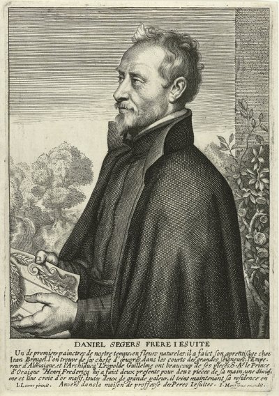 Daniel Segers (gravür) by Jan the Elder (after) Lievens
