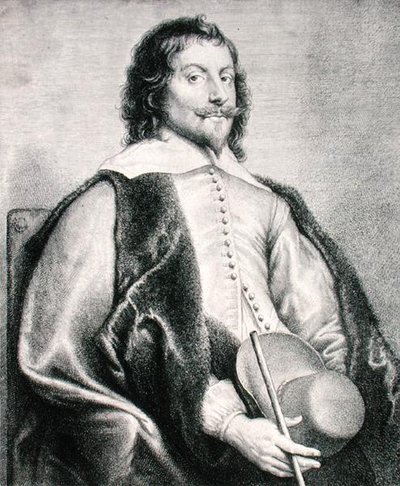 Lucas Vostermans tarafından oyulmuş Nicolas Lanier (d.1588) (gravür) by Jan the Elder (after) Lievens