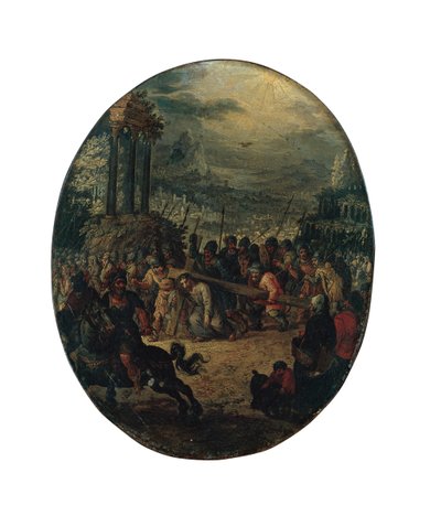 Calvary Yolunda İsa by Jan the Elder Brueghel