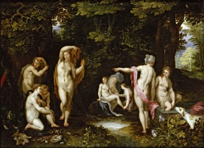 Diana ve Actaeon, yaklaşık 1595 by Jan the Elder Brueghel