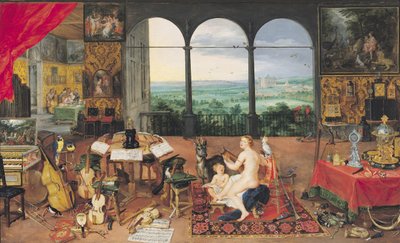 İşitme, 1617 by Jan the Elder Brueghel