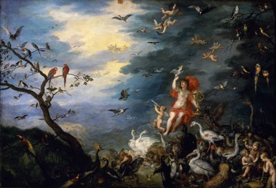Hava Alegorisi, "Elementlerin Alegorisi" konulu bir diziden, 1621 by Jan the Elder Brueghel