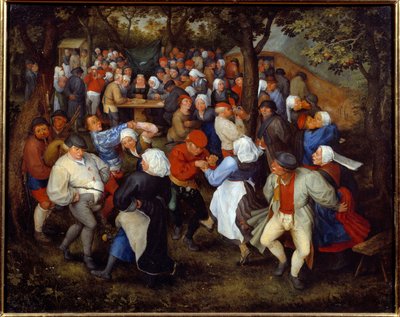 Gül partisi ya da düğün dansı. Jan I Brueghel Dit De Velours (1568-1625) Ec. alev by Jan the Elder Brueghel