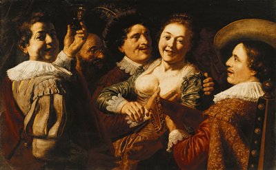 Beş duyu, by Jan the Elder Lievens