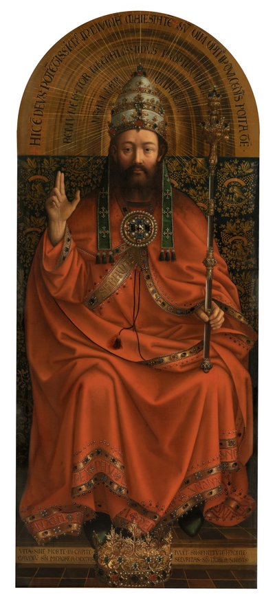 Yüce Tanrı (tuval üzerine yağlıboya) by Jan van (after) Eyck