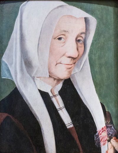 Luther'in karısı olarak bilinen yaşlı bir kadının portresi by Jan van (studio of) Scorel