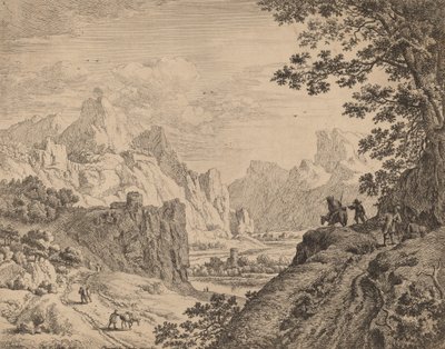 Ren Nehri manzarası. by Jan van Aken