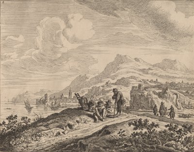 Ren Nehri manzarası. by Jan van Aken