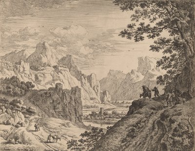 Ren Nehri manzarası. by Jan van Aken
