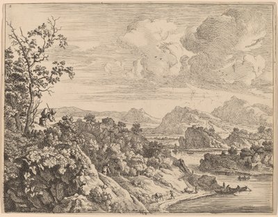 Ren Nehri manzarası by Jan van Aken after Herman Saftleven