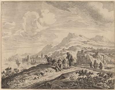 Ren Nehri manzarası by Jan van Aken after Herman Saftleven