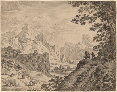 Ren Nehri manzarası by Jan van Aken after Herman Saftleven