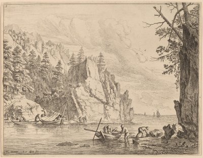 Ren Nehri manzarası by Jan van Aken after Herman Saftleven