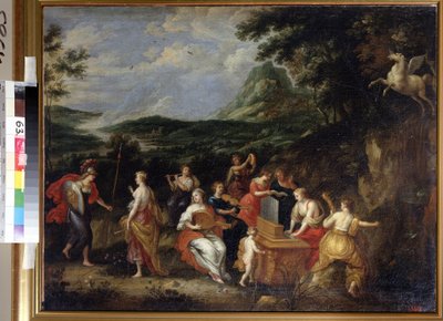 Pallas Athena ve İlham Perileri by Jan van Balen