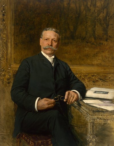 Charles Tyson Yerkes, c. 1893. by Jan van Beers