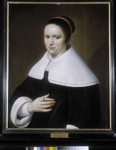 bir kadın portresi by Jan van Bijlert or Bylert