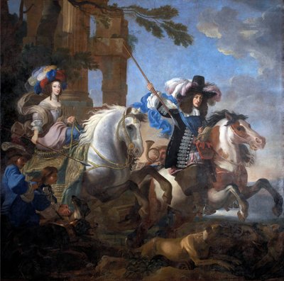 Ferdinand Maria, Bavyera Elektörü ve Savoylu Henriette, yaklaşık 1660 (tuval üzerine yağlıboya) by Jan van Bike Miel