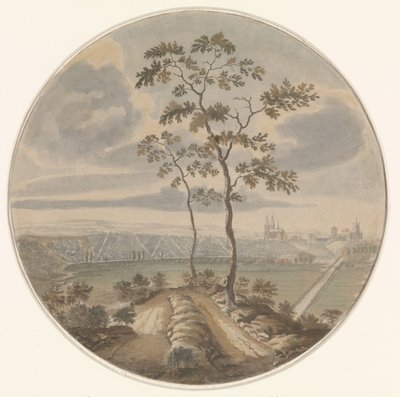 Kleve şehrinin görünümü by Jan van Call (I) (attributed to)