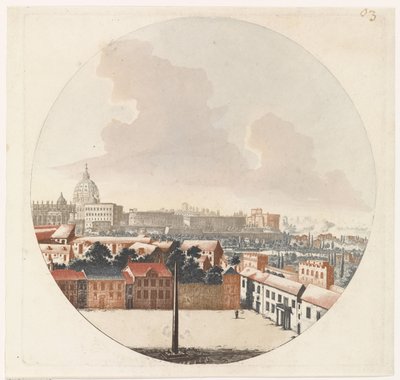 Roma manzarası by Jan van Call (I) (possibly)