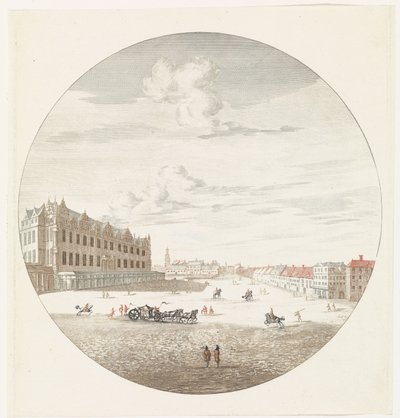 Berlin şehir kalesinin kare tarafından görünümü by Jan van Call (I) (possibly)