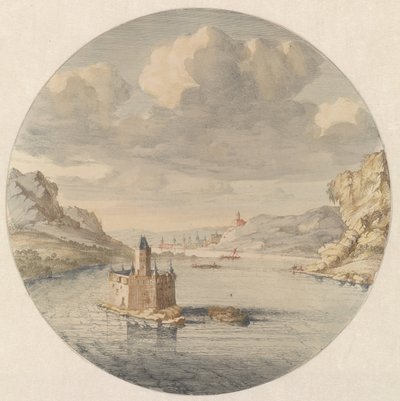 Kaub yakınlarındaki Pfalzgrafenstein Kalesi