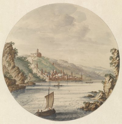 Bacharach kasabasının görünümü by Jan van Call (I)