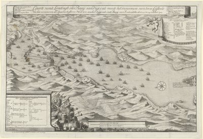Vigo Körfezi Savaşı ve İspanyol Gümüş Filosunun Ele Geçirilmesi, 1702 Caarte vande Landingh, iki Casteel