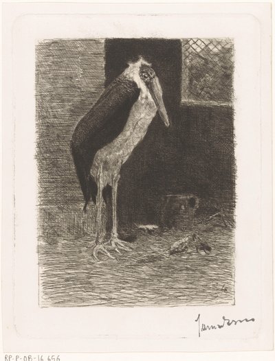 Marabu by Jan van Essen (signed by artist)