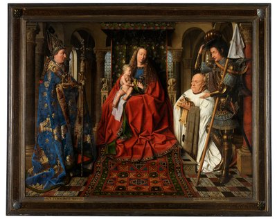 Canon Joris van der Paele ile Bakire ve Çocuk by Jan van Eyck