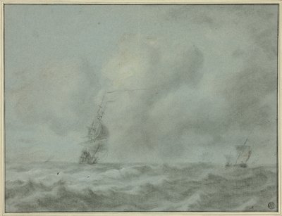 Okyanusta Tekneler by Jan van Goyen