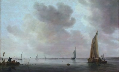 Bir Haliç Açıklarında Balıkçı Tekneleri, 1633. by Jan van Goyen