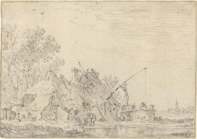 Kuyulu Rustik Ev by Jan van Goyen