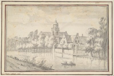 Nehirdeki Kale ve Evin Görünümü by Jan van Goyen